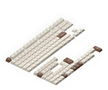 Klawiatura NuPhy Gem mSA Double-shot PBT Keycaps Cosmic Mocha